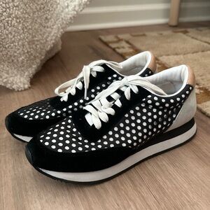Loeffler Randall Rio Perforated Leather Sneakers